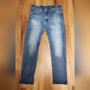 Levi's Vintage Blue Denim Rare Big E Lot 502 Jeans 33X32.